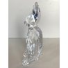 FIGURA CRISTALLO Vannes Art CRYSTAL CAT FIGURINE SOAP DISH BOWL
