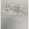 FIGURA CRISTALLO Vannes Art CRYSTAL CAT FIGURINE SOAP DISH BOWL