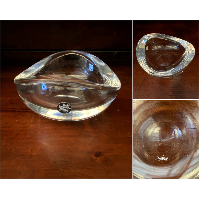 BOWL SVUOTATASCHE VINTAGE bleikristall DESIGN Rosenthal STUDIO-LINE ø 12,5 cm