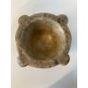 ANTICO MORTAIO MARMO FARMACIA ERBORISTERIA CUCINA  ø 19x9,5cm/h EPOCA '700