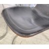 SET 4 SEDIA Willy Rizzo MOD. C2 IMPILABILE DESIGN ACCIAIO CROMATO CUOIO ANNI 70