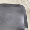 SET 4 SEDIA Willy Rizzo MOD. C2 IMPILABILE DESIGN ACCIAIO CROMATO CUOIO ANNI 70
