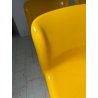 SET 4 SEDIE Kartell 4875 GIALLE Carlo Bartoli ITALY PLASTICA ANNI 70 DESIGN