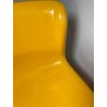 SET 4 SEDIE Kartell 4875 GIALLE Carlo Bartoli ITALY PLASTICA ANNI 70 DESIGN