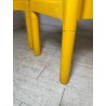 SET 4 SEDIE Kartell 4875 GIALLE Carlo Bartoli ITALY PLASTICA ANNI 70 DESIGN