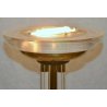 LAMPADA TERRA PLEXIGLASS OTTONE 1960 DESIGN STILE Romeo Rega VINTAGE FLOOR LAMP