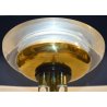 LAMPADA TERRA PLEXIGLASS OTTONE 1960 DESIGN STILE Romeo Rega VINTAGE FLOOR LAMP