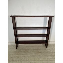 ANTICA PIATTAIA ETAGERE legno PIOPPO EPOCA '800 MOBILE libreria ALZATA mensole
