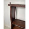 ANTICA PIATTAIA ETAGERE legno PIOPPO EPOCA '800 MOBILE libreria ALZATA mensole