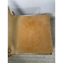 COPPIA SEDIE VINTAGE WILLY RIZZO ALCANTARA METALLO CROMATO DORATO 1970 DESIGN