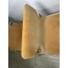 COPPIA SEDIE VINTAGE WILLY RIZZO ALCANTARA METALLO CROMATO DORATO 1970 DESIGN