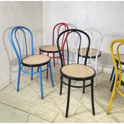 LOTTO 6 SEDIE THONET VIENNA RISTORANTE CHAIR PRANZO BAR CHIOSCO ANNI 2000