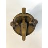 COMPLETO vecchia PILA PESI di NORIMBERGA bilancia FARMACIA bronzo h 9 cm (7+1)