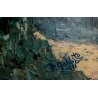 QUADRO DIPINTO Gobbato '76 OLIO TELA CUPOLA CHIESA MONSERRAT ISOLA D'ELBA VEDUTA