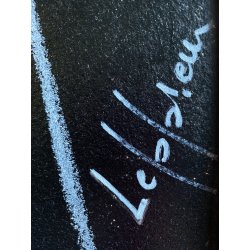 RARO DISEGNO TECNICA MISTA CARTONE Jean Leppien GEOMETRICO ASTRATTO Bauhaus '900