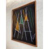 RARO DISEGNO TECNICA MISTA CARTONE Jean Leppien GEOMETRICO ASTRATTO Bauhaus '900