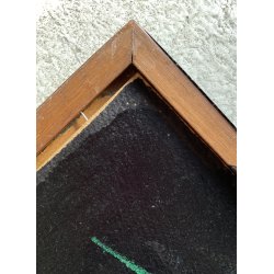 RARO DISEGNO TECNICA MISTA CARTONE Jean Leppien GEOMETRICO ASTRATTO Bauhaus '900