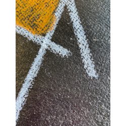 RARO DISEGNO TECNICA MISTA CARTONE Jean Leppien GEOMETRICO ASTRATTO Bauhaus '900
