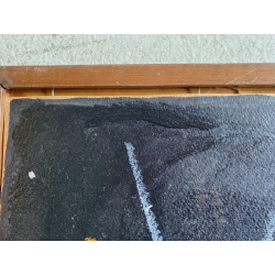 RARO DISEGNO TECNICA MISTA CARTONE Jean Leppien GEOMETRICO ASTRATTO Bauhaus '900