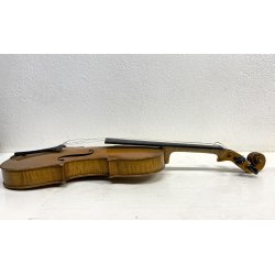 ANTICO VIOLINO da STUDIO COPPIA ARCHETTI CUSTODIA LEGNO DA RESTAURARE META' 900