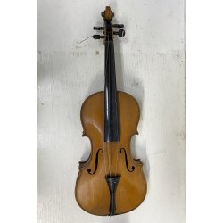 ANTICO VIOLINO da STUDIO COPPIA ARCHETTI CUSTODIA LEGNO DA RESTAURARE META' 900