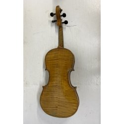 ANTICO VIOLINO da STUDIO COPPIA ARCHETTI CUSTODIA LEGNO DA RESTAURARE META' 900