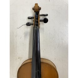 ANTICO VIOLINO da STUDIO COPPIA ARCHETTI CUSTODIA LEGNO DA RESTAURARE META' 900