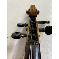 ANTICO VIOLINO da STUDIO COPPIA ARCHETTI CUSTODIA LEGNO DA RESTAURARE META' 900