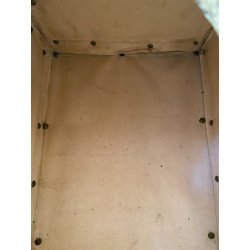 ANTICO TABERNACOLO LIGNEO SCOLPITO LACCATO VERDE CHERUBINI DORATI BAROCCO XVII