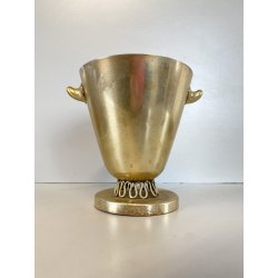COPPA PORTA GHIACCIO ICE BUCKET DESIGN ATTR Gio Ponti CASA e GIARDINO OTTONE '40