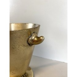 COPPA PORTA GHIACCIO ICE BUCKET DESIGN ATTR Gio Ponti CASA e GIARDINO OTTONE '40