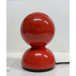 ABATJOUR DESIGN Eclisse Artemide Vico Magistretti LAMPADA TAVOLO ROSSA VINTAGE