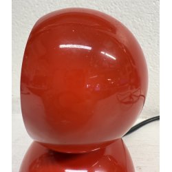 ABATJOUR DESIGN Eclisse Artemide Vico Magistretti LAMPADA TAVOLO ROSSA VINTAGE