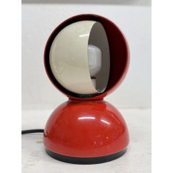 ABATJOUR DESIGN Eclisse Artemide Vico Magistretti LAMPADA TAVOLO ROSSA VINTAGE