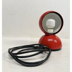 ABATJOUR DESIGN Eclisse Artemide Vico Magistretti LAMPADA TAVOLO ROSSA VINTAGE