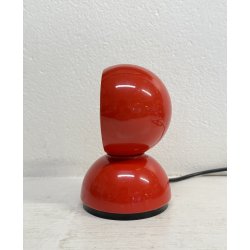 ABATJOUR DESIGN Eclisse Artemide Vico Magistretti LAMPADA TAVOLO ROSSA VINTAGE