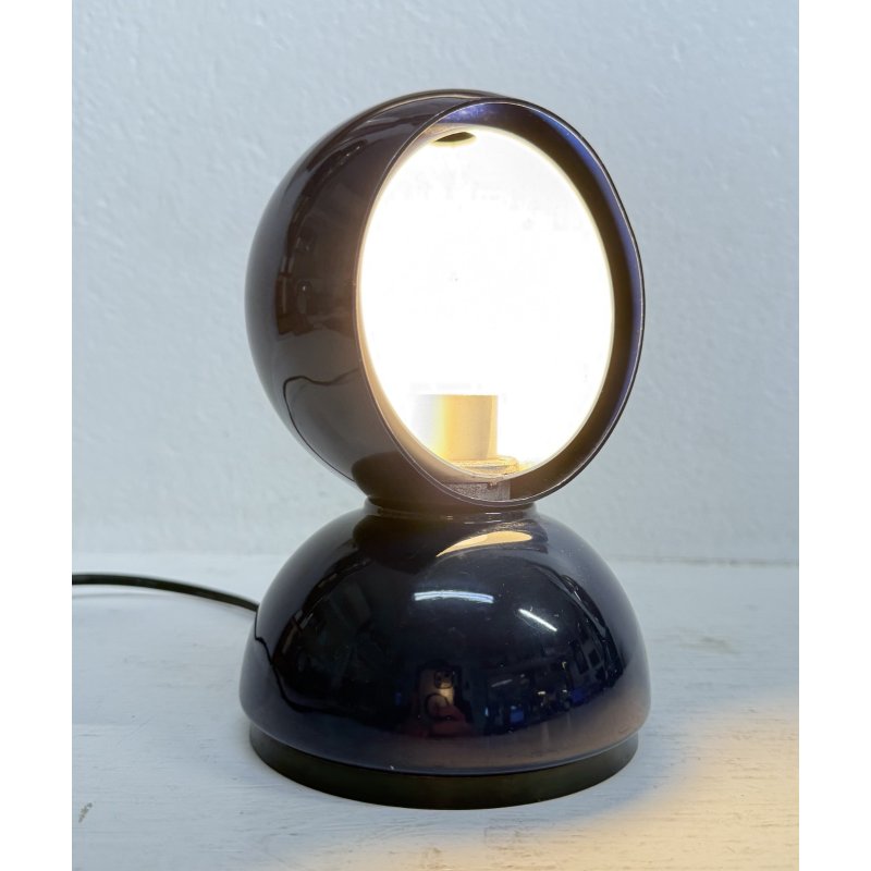 ABATJOUR DESIGN Eclisse Artemide Vico Magistretti LAMPADA TAVOLO BLU VINTAGE