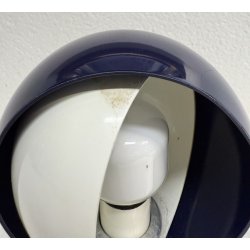 ABATJOUR DESIGN Eclisse Artemide Vico Magistretti LAMPADA TAVOLO BLU VINTAGE