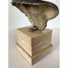 SCULTURA BRONZO FIRMATA De Martino PASTORELLO SCUGNIZZO RAGAZZO BASE MARMO 32 cm