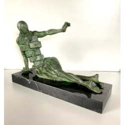 SCULTURA BRONZO "Le Cabinet Antropomorphique" SALVATOR DALI' SURREALISMO RIPROD.