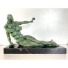 SCULTURA BRONZO "Le Cabinet Antropomorphique" SALVATOR DALI' SURREALISMO RIPROD.