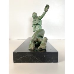 SCULTURA BRONZO "Le Cabinet Antropomorphique" SALVATOR DALI' SURREALISMO RIPROD.
