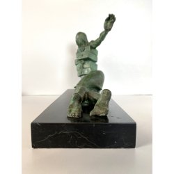 SCULTURA BRONZO "Le Cabinet Antropomorphique" SALVATOR DALI' SURREALISMO RIPROD.