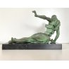SCULTURA BRONZO "Le Cabinet Antropomorphique" SALVATOR DALI' SURREALISMO RIPROD.