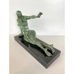 SCULTURA BRONZO "Le Cabinet Antropomorphique" SALVATOR DALI' SURREALISMO RIPROD.