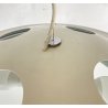 LAMPADARIO DESIGN UFO METALLO VETRO PENDENTE SOSPENSIONE 1970 LAMPADA SOFFITTO