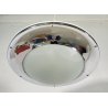 LAMPADARIO DESIGN UFO METALLO VETRO PENDENTE SOSPENSIONE 1970 LAMPADA SOFFITTO