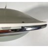 LAMPADARIO DESIGN UFO METALLO VETRO PENDENTE SOSPENSIONE 1970 LAMPADA SOFFITTO