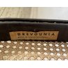 SEDIA VINTAGE STILE THONET modello 811 PAGLIA VIENNA LEGNO LACCATO NERO