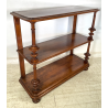ANTICA ETAGERE legno noce EPOCA '800 MOBILE libreria ALZATA mensola consolle